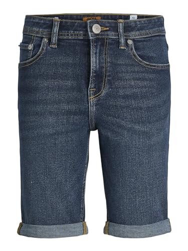 JACK&JONES JUNIOR Kid's JJIRICK JJORIGINAL MF 550 JNR SN Shorts, Blue Denim, 140 von JACK & JONES