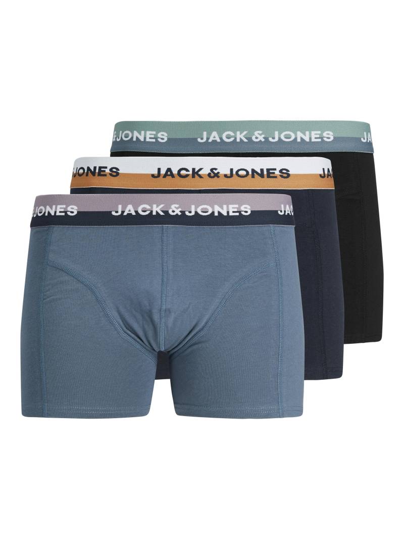 JACK&JONES - JWHERIC TRUNKS 3 PACK black - Gr. - M von JACK&JONES