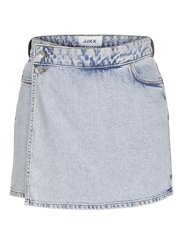 Jack & Jones Damen Jxgreta Hw Denim Skort DNM Shorts, Light Blue Denim, XS EU von JJXX