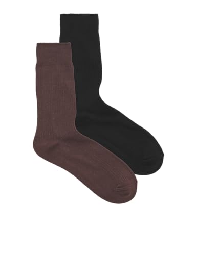 JACK & JONES Jac Premium Socks 2 Pack Noos, Black/Pack:Java,Einheitsgröße von JACK & JONES