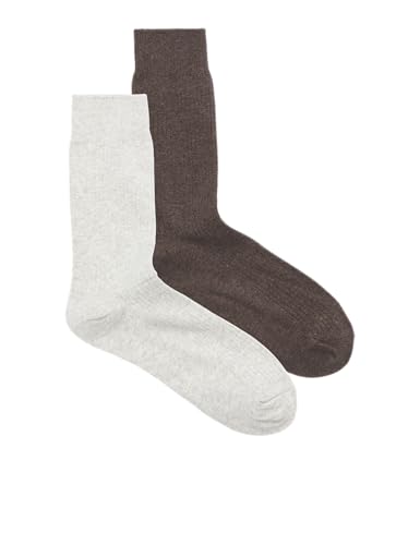 JACK & JONES Jac Premium Socks 2 Pack Noos, Light Grey Melange/Pack:Chocolate Plum Melange,Einheitsgröße JACK & JONES Jac Premium Socks 2 Pack Noos, Light Grey Melange/Pack:Chocolate Plum Melange,Einheitsgröße von JACK & JONES