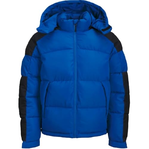 JACK & JONES Jacke Herren Winter Freizeit Softshell Übergang Kapuze Big Plus Size Übergröße Funktionsjacke Steppjacke Parker Outdoor Fahrrad Camping (XL, 08) von JACK & JONES