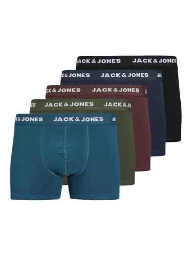 JACK & JONES Teo Trunk Unterwäsche Herren (5er Pack) - XXL von JACK & JONES