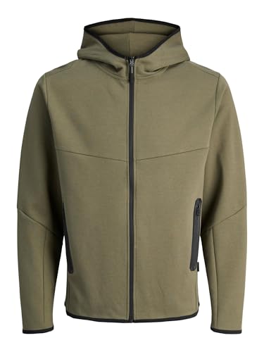 JACK & JONES Male Kapuzenjacke Einfarbig Kapuzenjacke von JACK & JONES