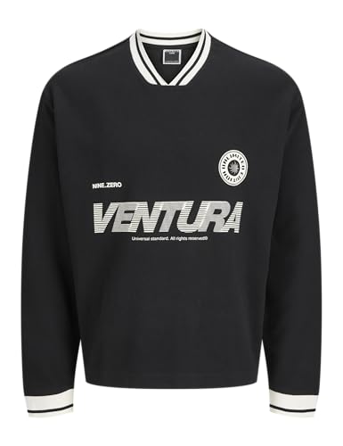 JACK & JONES Jcohorizon Sports Print Sweat Ls V-Neck von JACK & JONES
