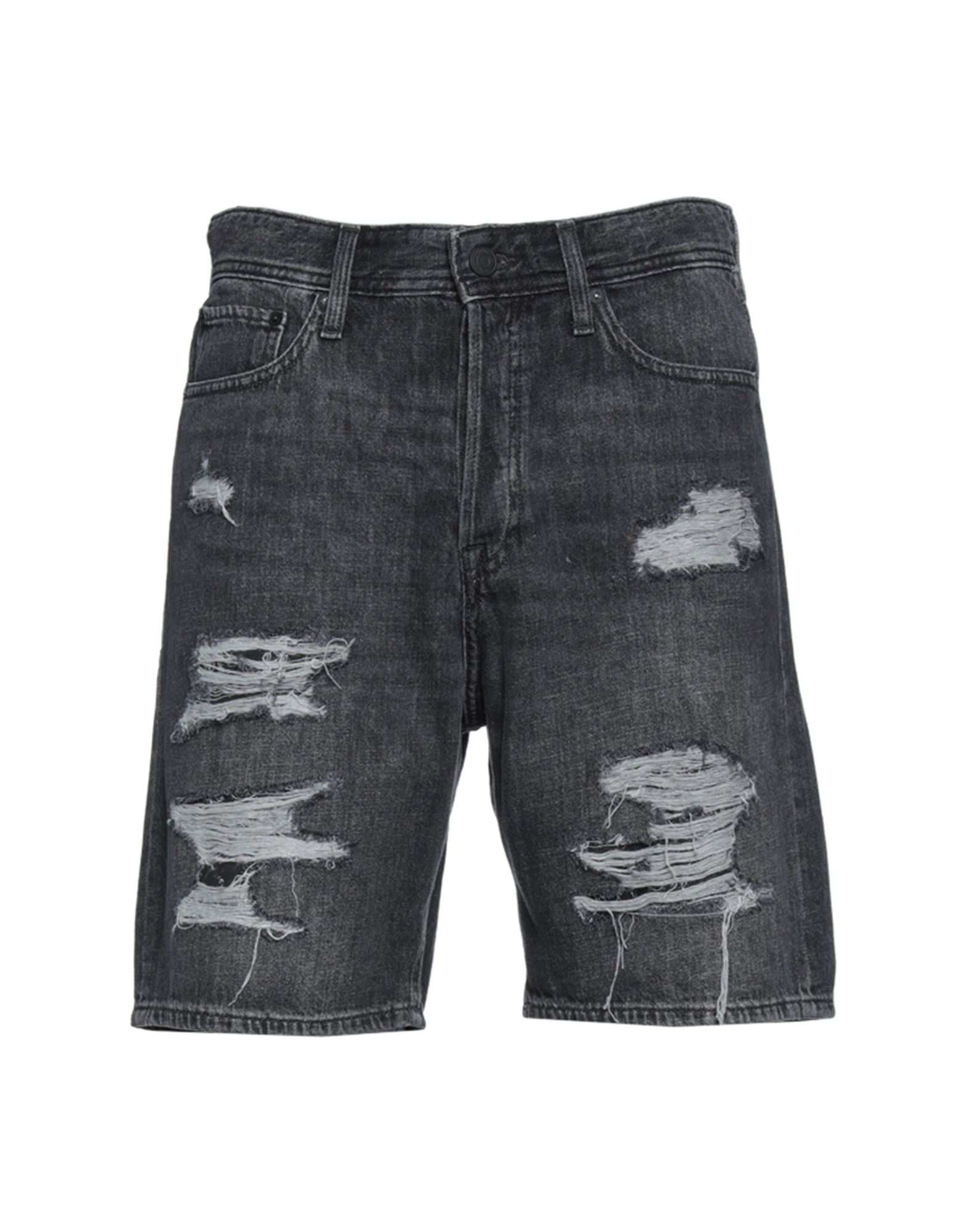 JACK & JONES Jeansshorts Herren Schwarz von JACK & JONES