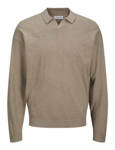 JACK & JONES Jjcolin Slub Knit Polo Ls von JACK & JONES