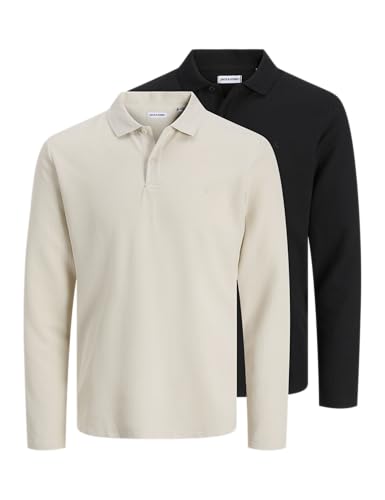 JACK & JONES Jjeaustin Polo Ls 2Pk Mp von JACK & JONES
