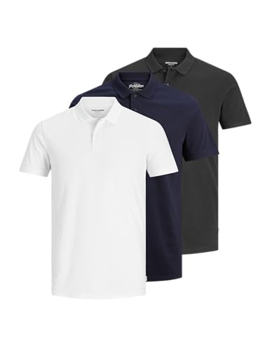 JACK & JONES Jjebasic Polo Ss 3Pk Mp Noos JACK & JONES Jjebasic Polo Ss 3Pk Mp Noos von JACK & JONES