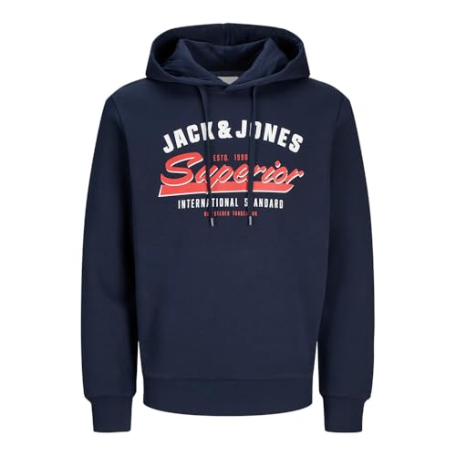 JACK & JONES Jjelogo Sweat Hood 2 Col 25/26 Noos von JACK & JONES