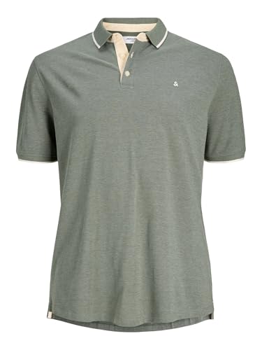 JACK & JONES Male Poloshirt Plus Size Einfarbig Poloshirt von JACK & JONES