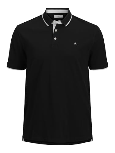 JACK & JONES Male Poloshirt Plus Size Einfarbig Poloshirt von JACK & JONES