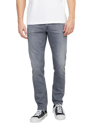 JACK & JONES Herren Jeans JJIMIKE JJORIGINAL AM 422 - Relaxed Fit - Grau - Grey, Größe:29W / 32L, Farbe:Grey Denim 12249011 von JACK & JONES