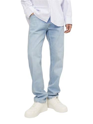 JACK & JONES Herren Jeans JJIMIKE JJORIGINAL SBD 516 - Relaxed Fit - Blue Denim, Größe:32W / 32L, Farbe:Blue Denim 12249059 von JACK & JONES