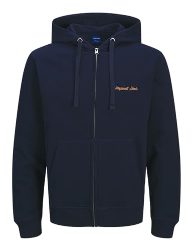 JACK & JONES Jornorrebro Emb Sweat Zip Hood Pls - Plus Size JACK & JONES Jornorrebro Emb Sweat Zip Hood Pls - Plus Size von JACK & JONES