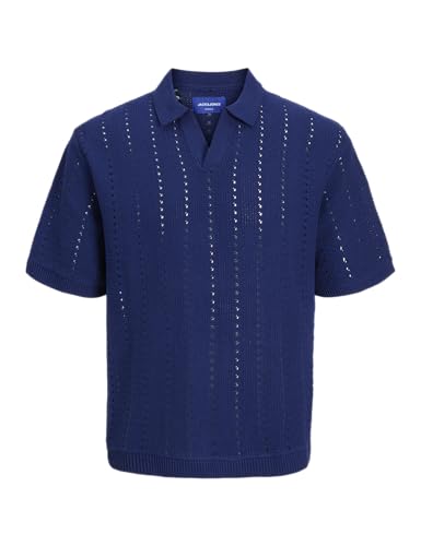 JACK & JONES Jorparos Knit Easter Ss Crochet Polo von JACK & JONES
