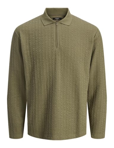 JACK & JONES Jprblaethan Ls Zip Polo Sn Pls von JACK & JONES