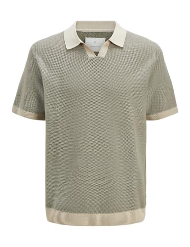 JACK & JONES Jprcceaston Knit Split Neck Ss von JACK & JONES
