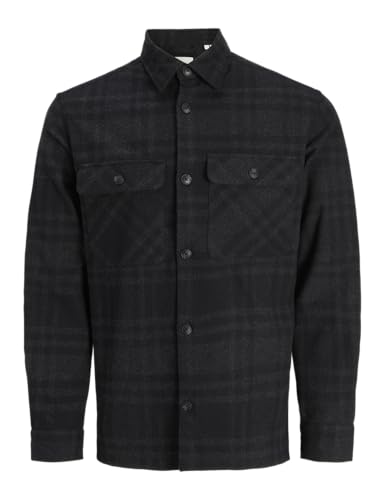 JACK & JONES Jprrayle Melange Check L/S Overshi Pls - Plus Size von JACK & JONES
