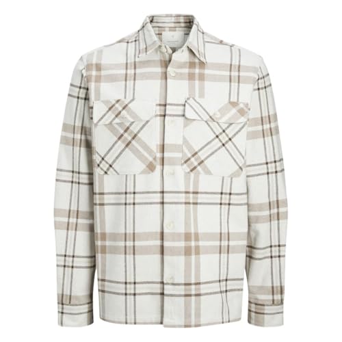 JACK & JONES Jprraymond Melange Check Overshirt Ls Sn von JACK & JONES
