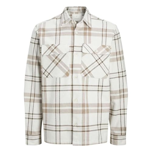 JACK & JONES Jprraymond Melange Check Overshirt Ls Sn von JACK & JONES