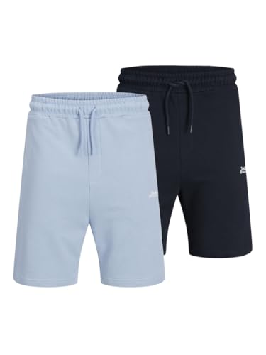 JACK & JONES Jpstgordon Beau Sweat Shorts 2Pk Mp Pls von JACK & JONES