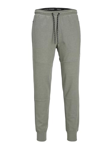 JACK & JONES Herren Sweatpants JJIWILL JJAIR XS S M L XL XXL Schwarz Grau Cotton, Größe:S, Farbe:Desert Sage Melange 12184970 von JACK & JONES