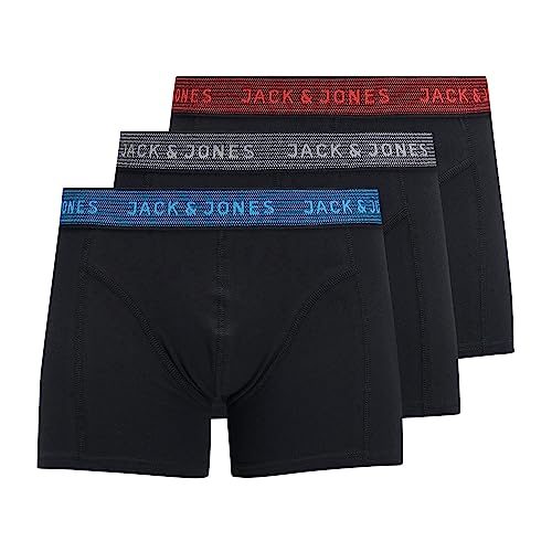 Jack & Jones Waistband Trunks Boxershorts Jungen (3er Pack) - 128 von JACK & JONES