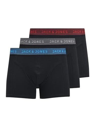 Jack & Jones Waistband Trunks Boxershorts Jungen (3er Pack) - 128 von JACK & JONES