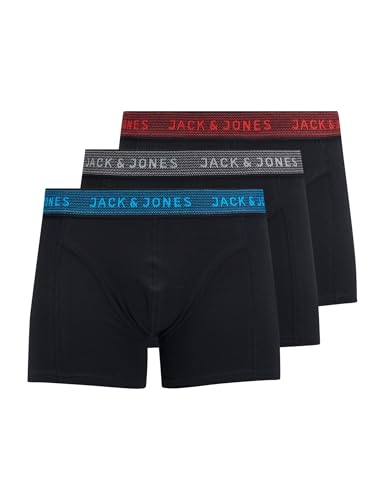 Jack & Jones Waistband Trunks Boxershorts Jungen (3er Pack) - 152 von JACK & JONES