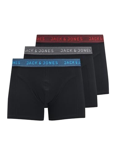 Jack & Jones Waistband Trunks Boxershorts Jungen (3er Pack) - 176 von JACK & JONES
