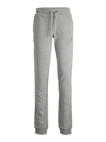 Jack & Jones Junior Jungen Jjigordon Jjshark Sweat Pants At Noos Jr Trainingshose, Light Grey Melange, 164 EU von JACK & JONES