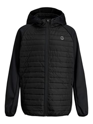 JACK & JONES Jungen Jjemulti Quilted Jacket Jr Jacke, Schwarz, 152 EU von JACK & JONES