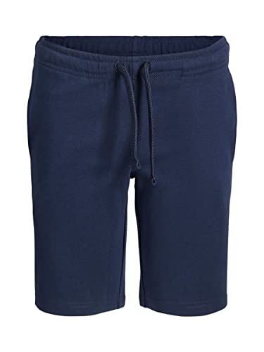 JACK & JONES Jungen Jjibasic sweatshorts Sn Jr Shorts, Navy Blazer, 164 EU von JACK & JONES