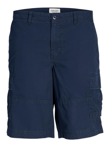 JACK & JONES Junior Jungen Cargo Bermuda Kurze Hose jpstcole (152/Dark Sapphire) von JACK & JONES