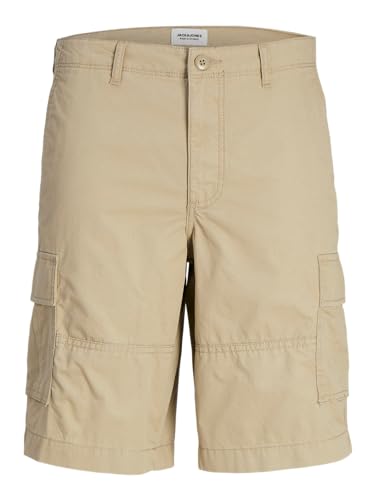 JACK & JONES Junior Jungen Cargo Bermuda Kurze Hose jpstcole (164/Crockery) von JACK & JONES