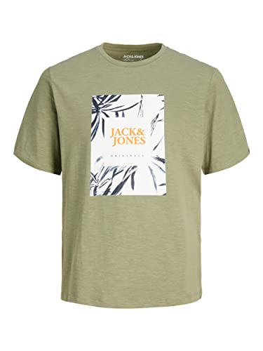 JACK & JONES Junior Jungen T-Shirt jorCRAYON(152/Oil Green) von JACK & JONES