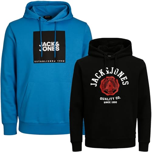 JACK & JONES Junior Kinder Jungen Kapuzenpullover Kids Hoodie Sweatshirt Sweat Shirt Hood(Paket #01, Gr. 164) von JACK & JONES