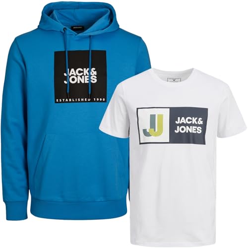 JACK & JONES Junior Kinder Jungen Kapuzenpullover Kids Hoodie Sweatshirt Sweat Shirt Hood(Paket #10, Gr. 152) von JACK & JONES