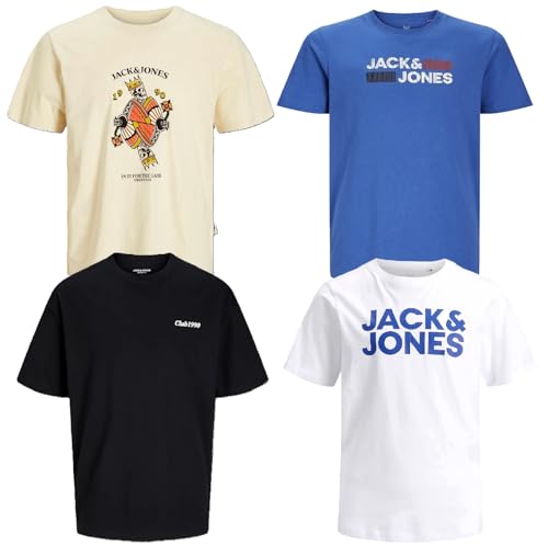 JACK & JONES Junior Kinder Jungen Kapuzenpullover Kids Hoodie Sweatshirt Sweat Shirt Hood(Paket @104, Gr. 140) von JACK & JONES