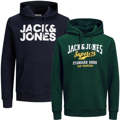 JACK & JONES Junior Kinder Jungen Kapuzenpullover Kids Hoodie Sweatshirt Sweat Shirt Hood(Paket @206, Gr. 164) von JACK & JONES