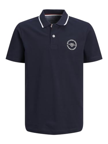 JACK & JONES Junior Poloshirt JPRBLUSHIELD SS Polo SG JNR (DE/NL/SE/PL, Numerisch, 128, Regular, dunkellila) von JACK & JONES