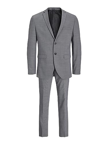 JACK & JONES Herren Jprsolaris Suit Noos Anzug, Light Grey Melange, 46 EU von JACK & JONES