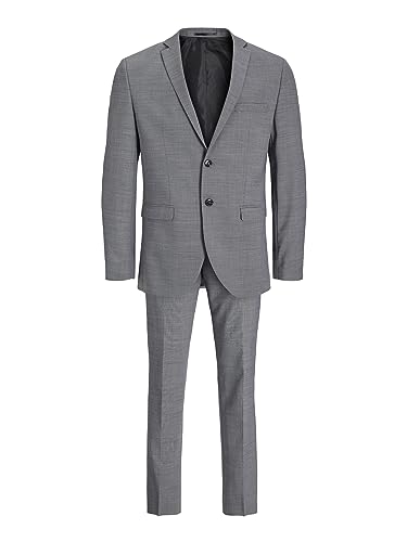 JACK & JONES Herren Jprsolaris Suit Noos Anzug, Light Grey Melange, 48 EU von JACK & JONES