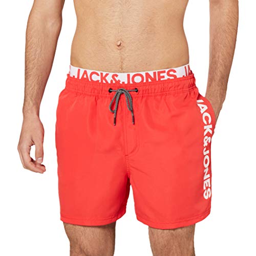 JACK & JONES Aruba Swim Shorts Herren Badehose, Farbe:Flame Scarlet, Größe:L von JACK & JONES