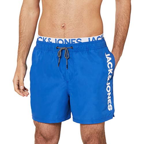 JACK & JONES Aruba Swim Shorts Herren Badehose, Farbe:Surf The Web (Bali), Größe:L von JACK & JONES