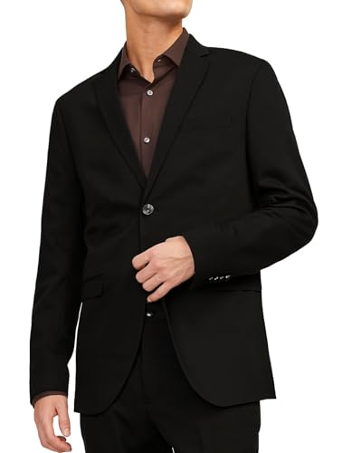 JACK & JONES Herren Jprfranco Blazer Noos Business Jacke, Schwarz, 56 EU von JACK & JONES