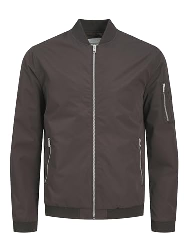 JACK & JONES Herren JJERUSH Bomber NOOS 12165203,Mulch,L von JACK & JONES