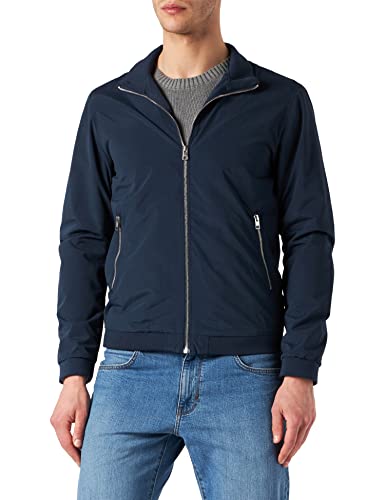 JACK & JONES Herren JJERUSH Harrington Bomber NOOS 12204277, Navy Blazer, L von JACK & JONES