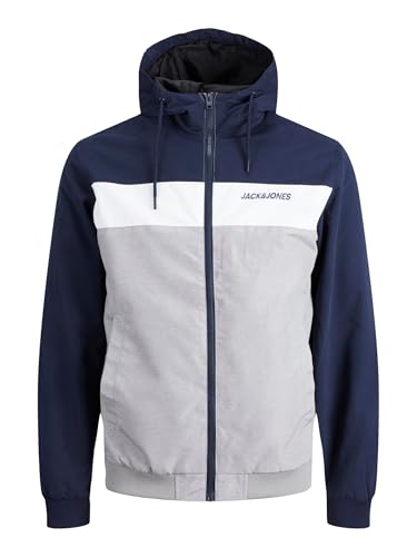 JACK & JONES Herren JJERUSH HOOD BOMBER NOOS, Navy Blazer, XS EU JACK & JONES Herren JJERUSH HOOD BOMBER NOOS, Navy Blazer, XS EU von JACK & JONES